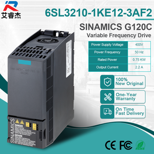 ไดรฟ์ปรับความถี่ SINAMICS G120C รุ่นใหม่แกะกล่อง ของแท้ 6SL3210-1KE12-3AF2 กำลังไฟ 0.75 กิโลวัตต์ 3 เฟส PROFINET VFD ตัวแปลงความถี่ - Product Image 1