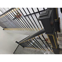 Einfache Installation Edelstahl & Aluminium Zeitgenössischer Zaun für Treppen Terrasse Villa Hotel & Einkaufszentrum Balustraden & Handläufe