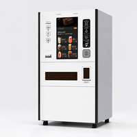Distributeur automatique de café 24h/24, système de boissons gazeuses, écran tactile 32 pouces, corps en acier inoxydable et verre trempé, automatique