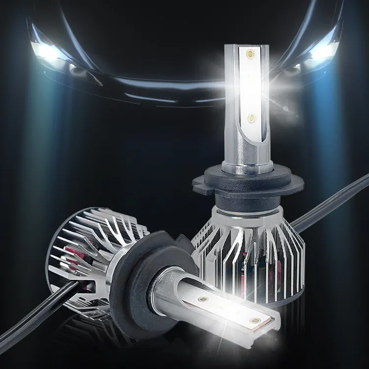 Siêu sáng tự động Led xe ánh sáng F2 CSP Chip H4 H7 H1 Đèn pha Sương Mù Ánh sáng LED F2 Led Đèn Pha Phụ Kiện Xe Hơi