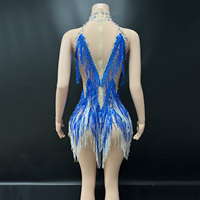 Produsen Novance Y4306 untuk Pakaian Kustom Bahan Jaring Kostum Pakaian Pertunjukan Pakaian Seksi Pesta Tari Perut Bodysuit