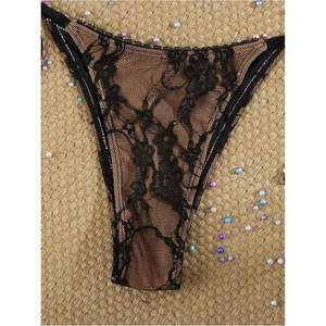 ชุดบิกินี่ลูกไม้ผู้หญิงแบบสั่งทำพิเศษ ทรงสามเหลี่ยมผูกคอ ชุดว่ายน้ำสองชิ้น ผูกข้าง ยืดหยุ่นได้ - Product Image 6