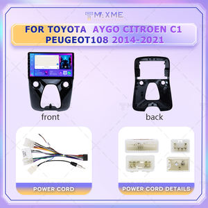 Telaio autoradio personalizzato per TOYOTA <span class=keywords><strong>AYGO</strong></span> CITROEN C1 PEUGEOT108 2014-2021UV nero 9 pollici telaio fabbrica telaio telaio per auto - Product Image 4