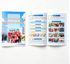 Brochure personnalisée à 2 volets, catalogue à prix abordable, <span class=keywords><strong>d</strong></span>épliant pour petites entreprises, impression sur carton pour prospectus - Product Image 6