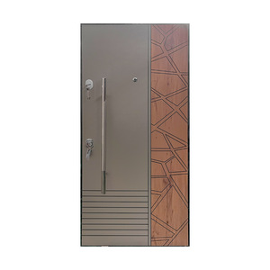 Porte d'entrée de sécurité russe en métal, simple, extérieure, avec design de style turc SFA 069 - Product Image 5