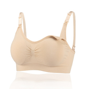 Sujetador de lactancia sin aros para mamás, ropa de maternidad sin costuras para amamantar, venta al por mayor, 4009 - Product Image 6