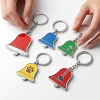Porte-clés en métal personnalisé de haute qualité en forme de violon, porte-clés émaillé, porte-clés 2D en métal personnalisé en forme de tasse ou de chaussure pour cadeaux promotionnels