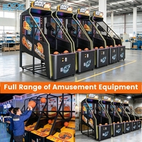 Machine de jeu d'arcade interactive de basket-ball Hoops II, jeu sportif de 55 pouces pour parc d'attractions