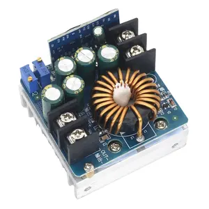 DC-DC 400W de alta potência Step Down Buck Converter DC 10V-60V CV CC Módulo de Alimentação Ajustável