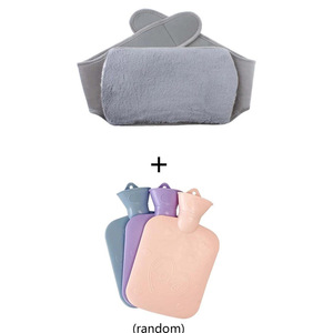 Bouillotte de 1L en Caoutchouc avec Ceinture Lombair Douce en Peluche - Product Image 5