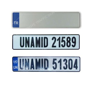 Rome Italie personnalisé en relief plaque d'immatriculation de voiture voiture <span class=keywords><strong>sans</strong></span> <span class=keywords><strong>permis</strong></span> - Product Image 3