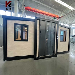 20 ฟุต 37 ㎡   บ้านสำเร็จรูปพับได้แบบเคลื่อนย้ายได้ ผนังกระจก สำนักงาน อาคารพักอาศัย ส่งไปยังออสเตรเลีย - Product Image 4