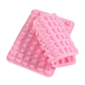 Silicone Fruit Fondant Mold Pink 2 Pcs Cake Decorating Baking Tool - Product Image 1
