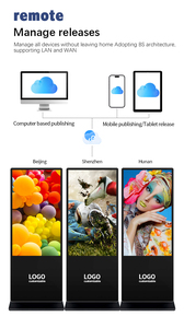 Totem Pubblicitario Interattivo con Schermo Touch 43/55/65 Pollici 4K, Display <span class=keywords><strong>Digitale</strong></span> da Pavimento per Negozi e Centri Commerciali - Product Image 5