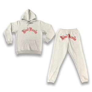 Sudadera personalizada Sporty Cordón Algodón Street Style Hoodies Suit - Product Image 1