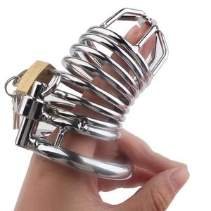 Mazon Bast-jaula erótica de acero inoxidable <span class=keywords><strong>para</strong></span> <span class=keywords><strong>hombre</strong></span>, jaula <span class=keywords><strong>para</strong></span> Bondage, jaula <span class=keywords><strong>para</strong></span> pene - Product Image 4