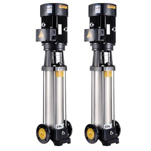 Pompe centrifuge verticale multi-étages en acier inoxydable, haute pression, grande capacité, pour surpression d'eau - Product Image 1