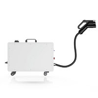 Pengisi Daya EV DC CCS1 Portabel 30kW Efisiensi Tinggi Model RS-MEV-DC01 Layar 4,3 inci Kabel Kustom 3m Produksi Khusus