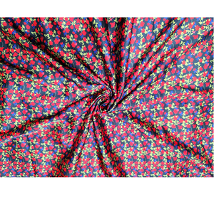 Tela de Satén Estampada Multicolor Suave para Manualidades de Costura para Niñas, Decoración de Vestidos de Novia, Uso Creativo Brillante y Suave - Product Image 1