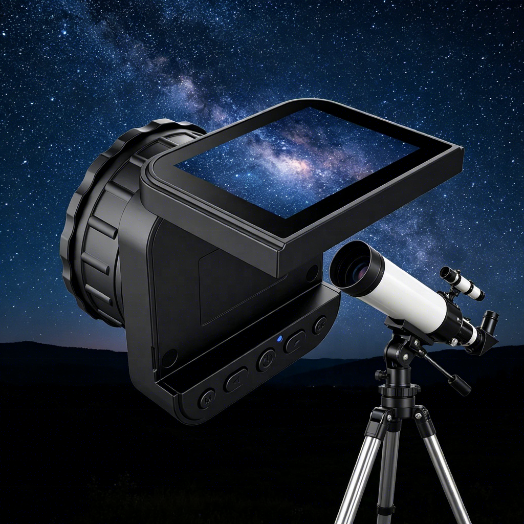 Astronomical <strong>Telescope</strong> <strong>Camera</strong> 4K HD 2.8inch Screen Wireless WiFi Universal 23-60mm Eyepiece Bird Watching Astronomical Shooting.