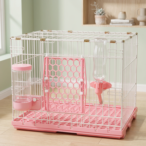 Jaula para Mascotas Pequeñas de Estilo Clásico ACEPET 610-S para Cachorros y Perros con Marco de Metal y Bandeja de Plástico para Todas las Estaciones - Product Image 3