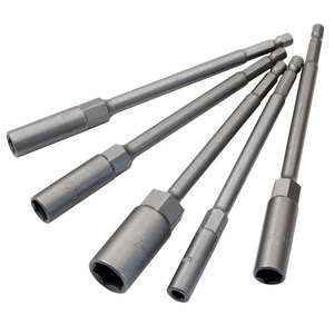 Extended Socket <b>Bit</b> <b>Set</b> 5.5mm 6mm Hex Deepened Sleeve For Electric <b>Screwdriver</b> Use - Product Image 1