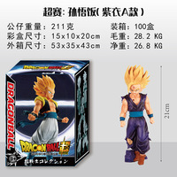 Figurine de statue de boules dragonées de Super Saiyan Gohan Battle-Damaged Saiyan