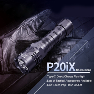 USB-C P20iX <span class=keywords><strong>Nitecore</strong></span> <span class=keywords><strong>ไฟฉาย</strong></span>ยุทธวิธีแบบชาร์จไฟได้4000ลูเมนพร้อมแบตเตอรี่ NL2150HPi 5000mAh สำหรับป้องกันตัวเอง - Product Image 4