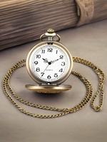 Montre de poche vintage en bronze à quartz PRO24