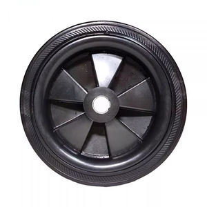 4-Zoll-<span class=keywords><strong>Castets</strong></span> Heavy Duty Caster Wheels 5-Zoll-6-Zoll-TPR-Gummirad Silent Castor für Luft kompressor-und Luftpumpen ausrüstung - Product Image 2