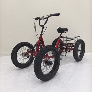 2025 terza bicicletta a 4 ruote con quattro bici da neve a pedali grassi aggiornata Quad può equipaggiare tutti i motori elettrici centrali - Product Image 4