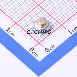 TS-KG87S-AT25F Tactile Switch SMD-4P,5.2x5.2mm Switch Single Pole Single Throw Round Button 2.5N Vertical Mount - Product Image 1