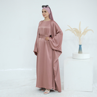 Nouveauté : Ensemble Abaya 2 pièces de haute qualité avec manches kimono et robe intérieure, vêtements islamiques, Abaya Dubaï, robe musulmane pour femmes
