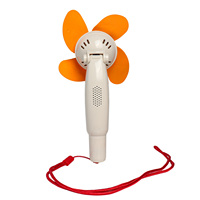 Ventilateur de refroidissement portable rechargeable USB à 3 vitesses - Mini ventilateur à piles pour usage extérieur et en voiture