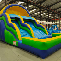 Parc aquatique commercial extérieur/intérieur, structures gonflables en PVC, protection UV, imperméables, ignifuges, meilleurs toboggans pour les écoles et les résidences