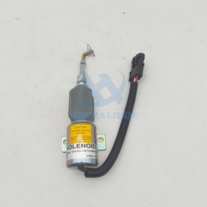 Vanne solénoïde d'arrêt haute pression pour pièces hydrauliques d'excavatrice 12V 24V Vanne solénoïde d'arrêt 1751ES-12E7UC3B1S1 - Product Image 1