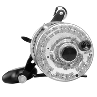 Moulinet de surf entièrement en métal gravé à grande vitesse Nouveau design pour le lancer d'appâts Jigging Trolling River Lake Saltwater Sea Fishing