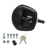 Accessoire de remorque de véhicule modifié, serrure de compartiment de rangement en alliage de zinc avec poignée en queue de poisson