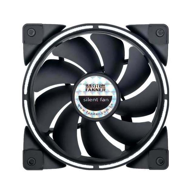 FANNER Silent Fan 120x120x25mm 3Pin Cooling Fan For Chassis CPU