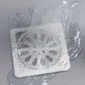 Wholesale 1pcs Disposable Shower Drain Hair Catcher Mesh Covers Floor Strainer Filter Stopper for Bathroom Kitchen - Product Image 2