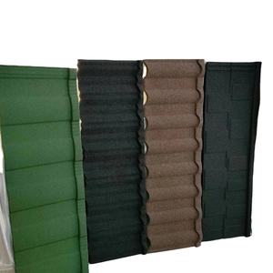 Plaque de <span class=keywords><strong>toiture</strong></span> enduite de pierre de première qualité à bas prix dx51d tuile enduite de pierre ondulée - Product Image 1