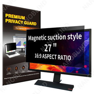 Filtre d'écran de confidentialité magnétique pour ordinateur de 27 pouces Bouclier anti-éblouissement amovible pour 16 et 9 moniteurs à écran large sans cadre - Product Image 1