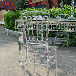 Bàn Ăn Trong Suốt Khung Thép Không Gỉ Hình Chữ Nhật Tiệc Cưới Bằng <span class=keywords><strong>Acrylic</strong></span> Bàn Ăn Trong Suốt Có Chân Cho Đám Cưới - Product Image 2