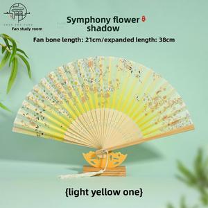 Abanico de Mano de Bambú Personalizado Ecológico de PVC, Material Plástico Sostenible, Regalo de Boda para Fiestas Promocionales y Baile - Product Image 6