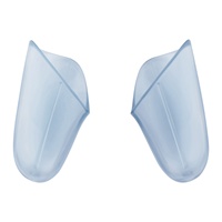 EXtremeRate Clear Glacier Blue Reemplazo Mango Empuñaduras Funda DIY Empuñadura Carcasa para Switch Pro Controller