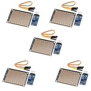 Módulo Sensor de Agua de Lluvia de 3.3V - 5V - Detección de Gotas de Lluvia y Monitor de Humedad para Arduino - Product Image 5