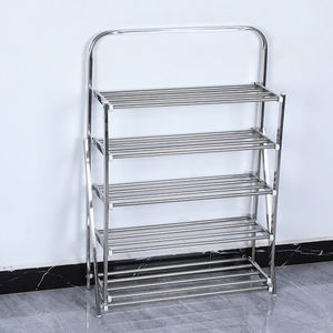 Zapatero de Acero Inoxidable Multicapa, Organizador de Zapatos Independiente para Entrada, Estante de Almacenamiento para Hogar y Dormitorio, Ahorro de Espacio, Duradero - Product Image 1