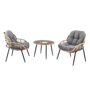 Ensemble <span class=keywords><strong>de</strong></span> chaises <span class=keywords><strong>de</strong></span> salle <span class=keywords><strong>à</strong></span> manger d'extérieur en rotin moderne, <span class=keywords><strong>prix</strong></span> d'usine, pour <span class=keywords><strong>jardin</strong></span>, hôtel, cour - Product Image 3