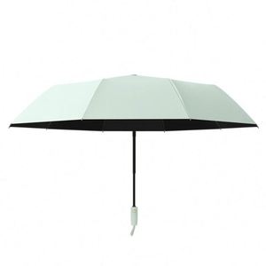 Paraguas Plegable de Tres Secciones, Color Claro, Personalizado con Logotipo, para la Lluvia, Precio al por Mayor - Product Image 2