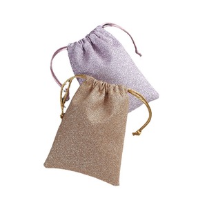 Sacs en velours à cordon pour bijoux étincelants, 8x10cm, pour ranger les bagues, le rouge à lèvres, emballage cadeau - Product Image 5